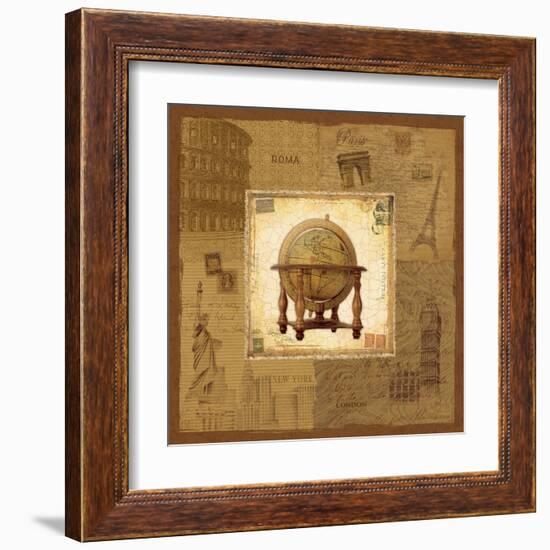 Globe II-Pela Design-Framed Art Print