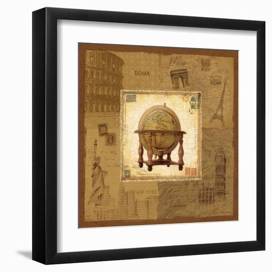 Globe II-Pela Design-Framed Art Print