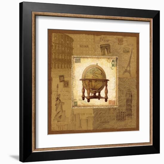 Globe II-Pela Design-Framed Art Print