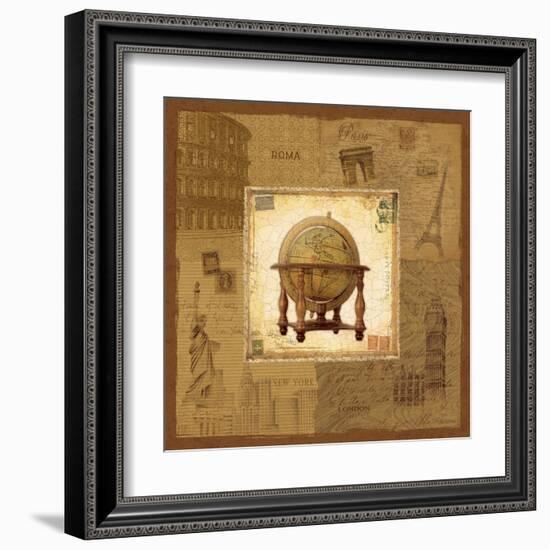 Globe II-Pela Design-Framed Art Print