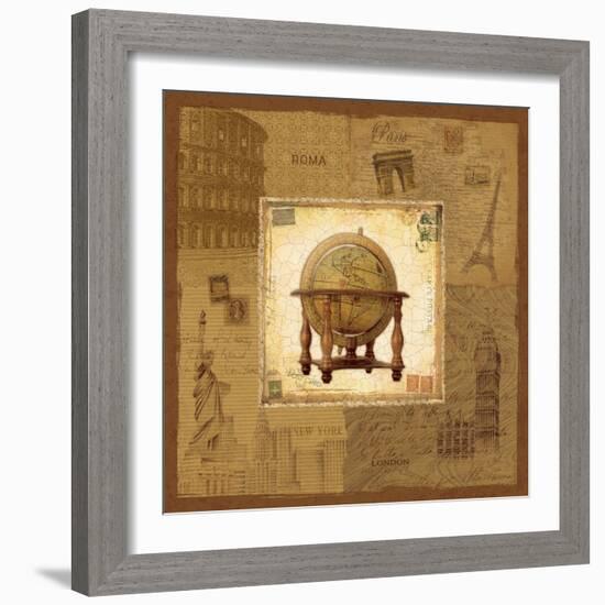 Globe II-Pela Design-Framed Art Print