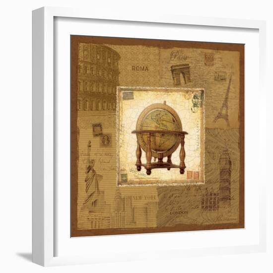 Globe II-Pela Design-Framed Art Print