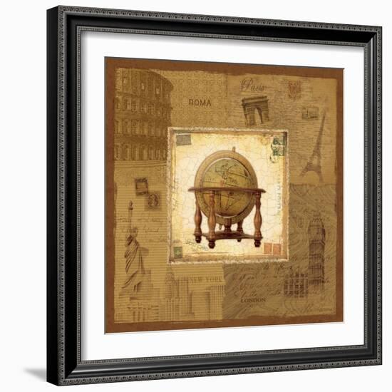 Globe II-Pela Design-Framed Art Print