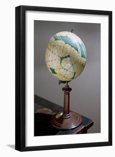 Globe of the Planet Mars, Made 1903-09-Percival Lowell-Framed Giclee Print