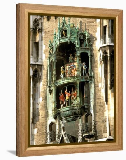 Glockenspiel Details, Marienplatz, Munich, Germany-Adam Jones-Framed Premier Image Canvas