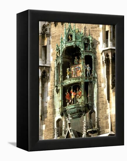 Glockenspiel Details, Marienplatz, Munich, Germany-Adam Jones-Framed Premier Image Canvas