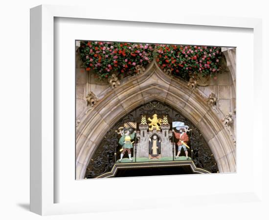 Glockenspiel Details, Marienplatz, Munich, Germany-Adam Jones-Framed Photographic Print