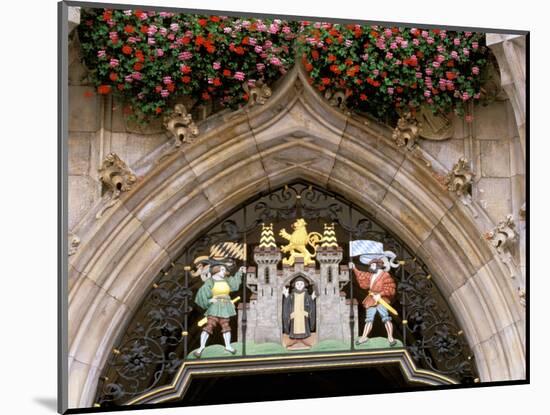 Glockenspiel Details, Marienplatz, Munich, Germany-Adam Jones-Mounted Photographic Print