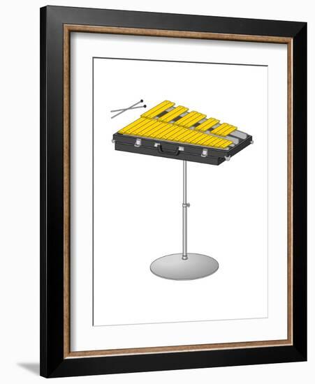 Glockenspiel, Percussion, Musical Instrument-Encyclopaedia Britannica-Framed Art Print