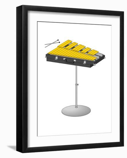 Glockenspiel, Percussion, Musical Instrument-Encyclopaedia Britannica-Framed Art Print