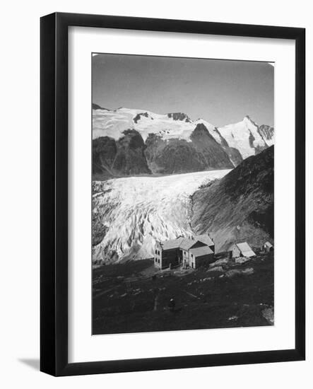 Glocknerhaus, Grossglockner, Austria, C1900s-Wurthle & Sons-Framed Photographic Print