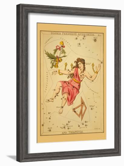 Gloria Frederici, Andromeda, and Triangula-Aspin Jehosaphat-Framed Art Print