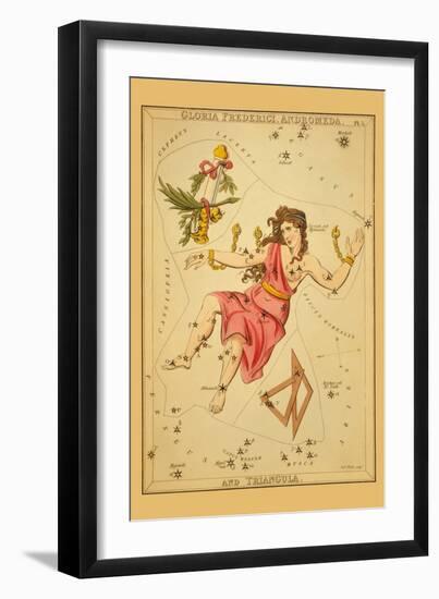 Gloria Frederici, Andromeda, and Triangula-Aspin Jehosaphat-Framed Art Print