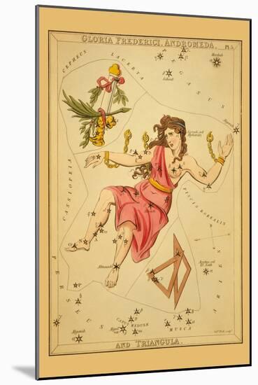 Gloria Frederici, Andromeda, and Triangula-Aspin Jehosaphat-Mounted Art Print