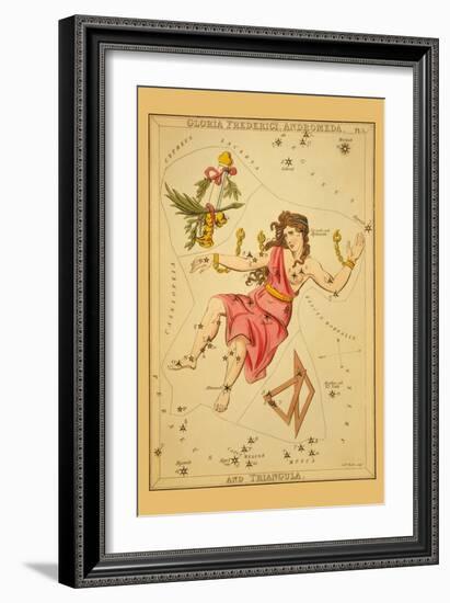 Gloria Frederici, Andromeda, and Triangula-Aspin Jehosaphat-Framed Art Print