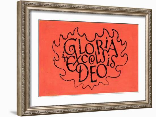 Gloria in Excelsis Deo,1970s-George Adamson-Framed Giclee Print