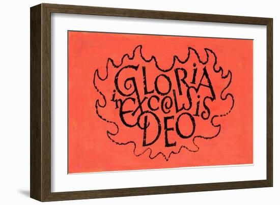 Gloria in Excelsis Deo,1970s-George Adamson-Framed Giclee Print