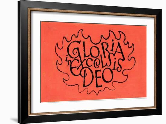 Gloria in Excelsis Deo,1970s-George Adamson-Framed Giclee Print