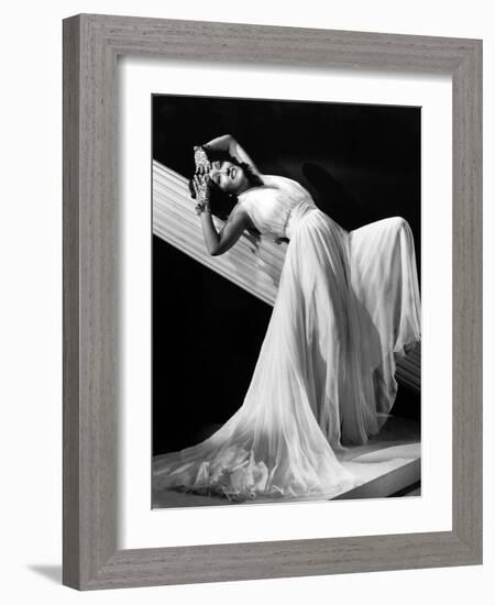 Gloria Swanson, 1940-null-Framed Photographic Print