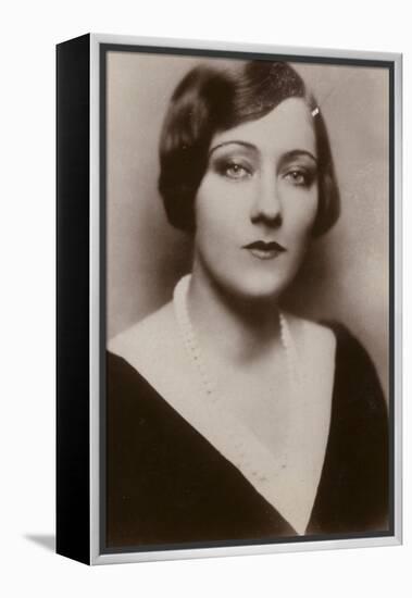 Gloria Swanson, American Actress and Film Star-null-Framed Premier Image Canvas