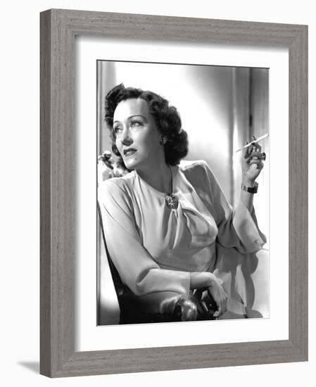 Gloria Swanson, c.1940s-null-Framed Photo