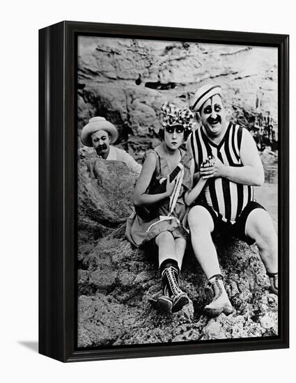 Gloria Swanson, Mack Swain-null-Framed Premier Image Canvas