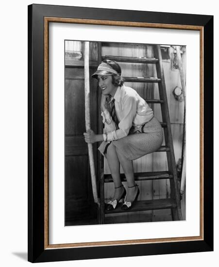 Gloria Swanson. "Sadie Thompson" 1928, Directed by Raoul Walsh-null-Framed Photographic Print