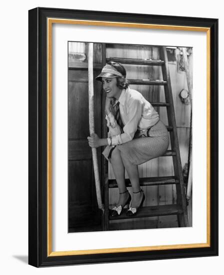 Gloria Swanson. "Sadie Thompson" 1928, Directed by Raoul Walsh-null-Framed Photographic Print