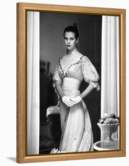 Gloria Vanderbilt Stokowski in Costume for Molnar's Play, The Swan-Gordon Parks-Framed Premier Image Canvas