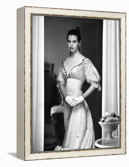 Gloria Vanderbilt Stokowski in Costume for Molnar's Play, The Swan-Gordon Parks-Framed Premier Image Canvas