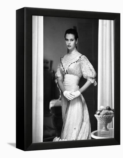 Gloria Vanderbilt Stokowski in Costume for Molnar's Play, The Swan-Gordon Parks-Framed Premier Image Canvas