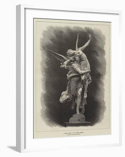 Gloria Victis, by M Antoine Mercier, from the Late Paris Exhibition-null-Framed Giclee Print