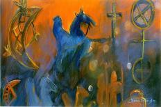 Blue Riders, 2000-Gloria Wallington-Premier Image Canvas