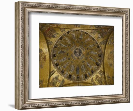 Glorification of Jesus Christ Apostles. Dome of the Ascension, 10th c. St. Mark's Basilica, Venice-null-Framed Art Print