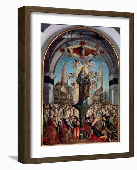 Glorification of St. Ursula and Her Companions-Vittore Carpaccio-Framed Giclee Print