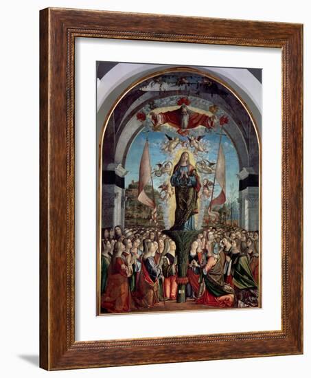 Glorification of St. Ursula and Her Companions-Vittore Carpaccio-Framed Giclee Print