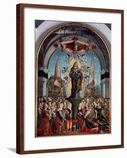 Glorification of St. Ursula and Her Companions-Vittore Carpaccio-Framed Giclee Print