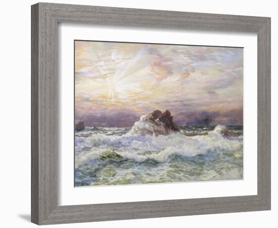 Glorious Sunset-John Brett-Framed Giclee Print