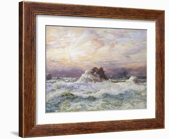 Glorious Sunset-John Brett-Framed Giclee Print