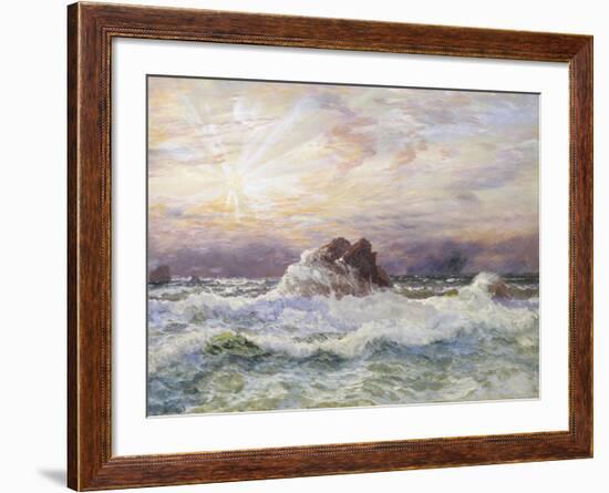 Glorious Sunset-John Brett-Framed Giclee Print