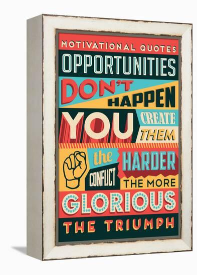 Glorious Triumph-Vintage Vector Studio-Framed Stretched Canvas