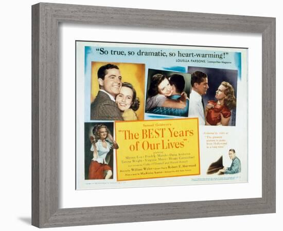 Glory for Me, 1946, "The Best Years of Our Lives" Directed by William Wyler-null-Framed Giclee Print