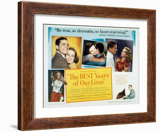 Glory for Me, 1946, "The Best Years of Our Lives" Directed by William Wyler-null-Framed Giclee Print