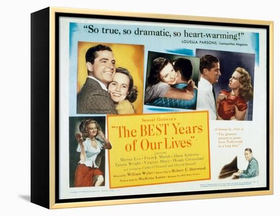 Glory for Me, 1946, "The Best Years of Our Lives" Directed by William Wyler-null-Framed Premier Image Canvas