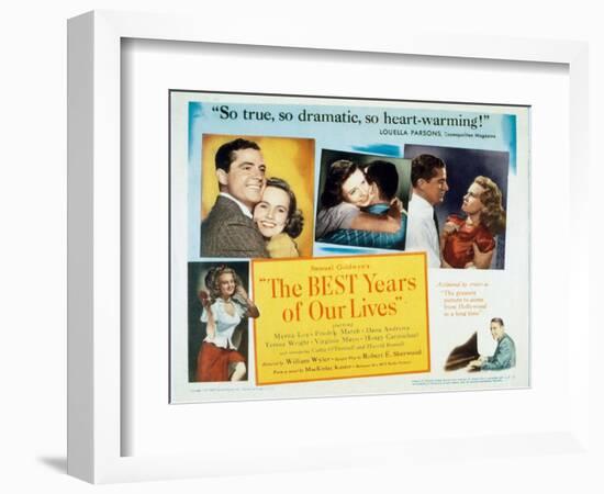 Glory for Me, 1946, "The Best Years of Our Lives" Directed by William Wyler-null-Framed Giclee Print