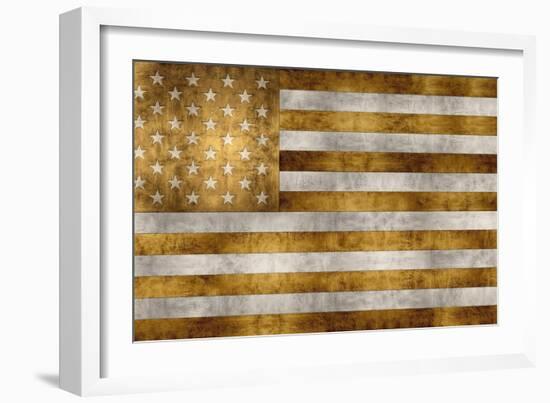 Glory In Gold-Luke Wilson-Framed Art Print