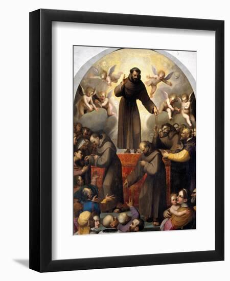 Glory of Saint Francis-Jacopo Ligozzi-Framed Giclee Print