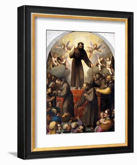 Glory of Saint Francis-Jacopo Ligozzi-Framed Giclee Print