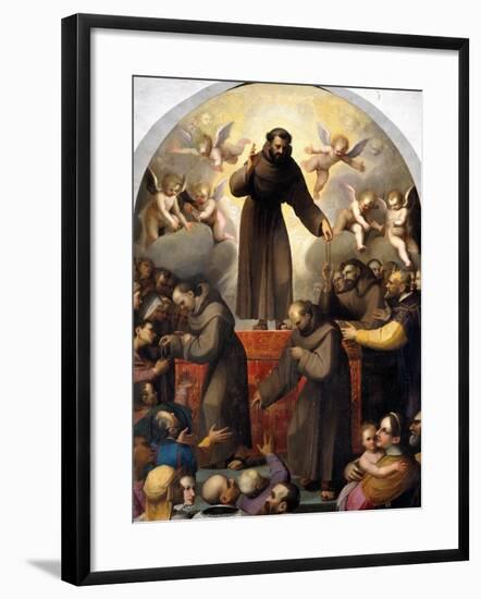 Glory of Saint Francis-Jacopo Ligozzi-Framed Giclee Print