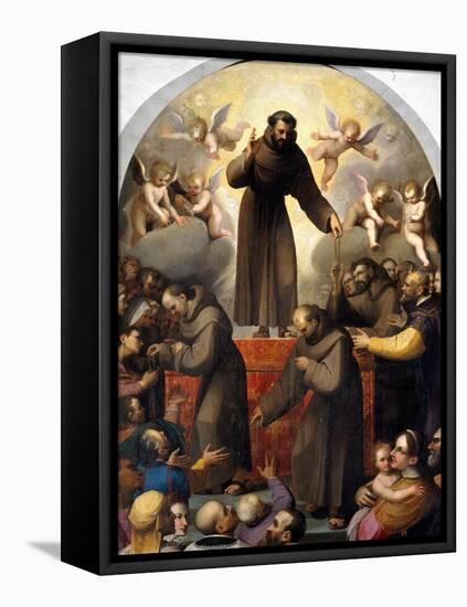 Glory of Saint Francis-Jacopo Ligozzi-Framed Premier Image Canvas